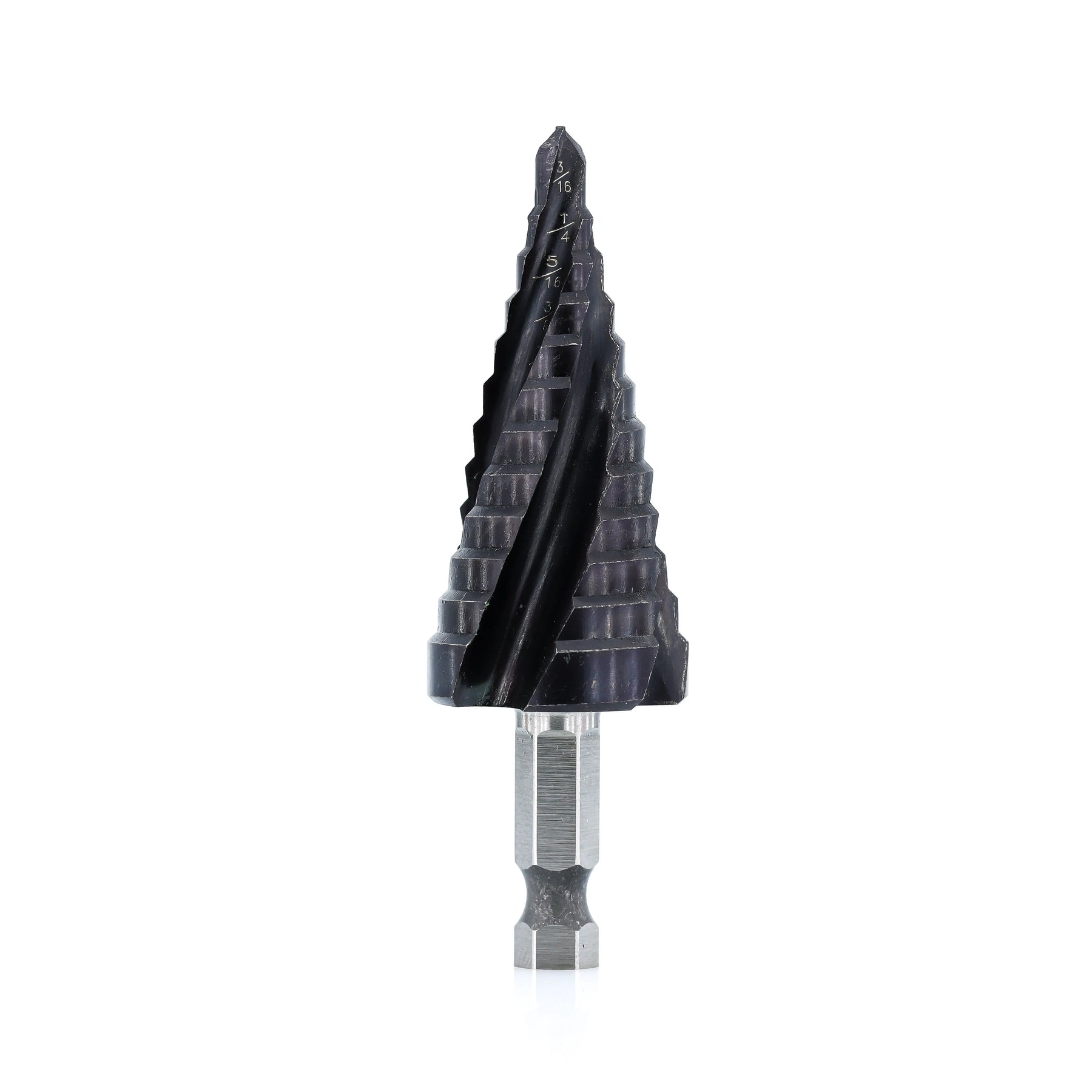 Step Drill Bit - M35 3/16" - 7/8" (TiAlN Coating) Atlas Tools
