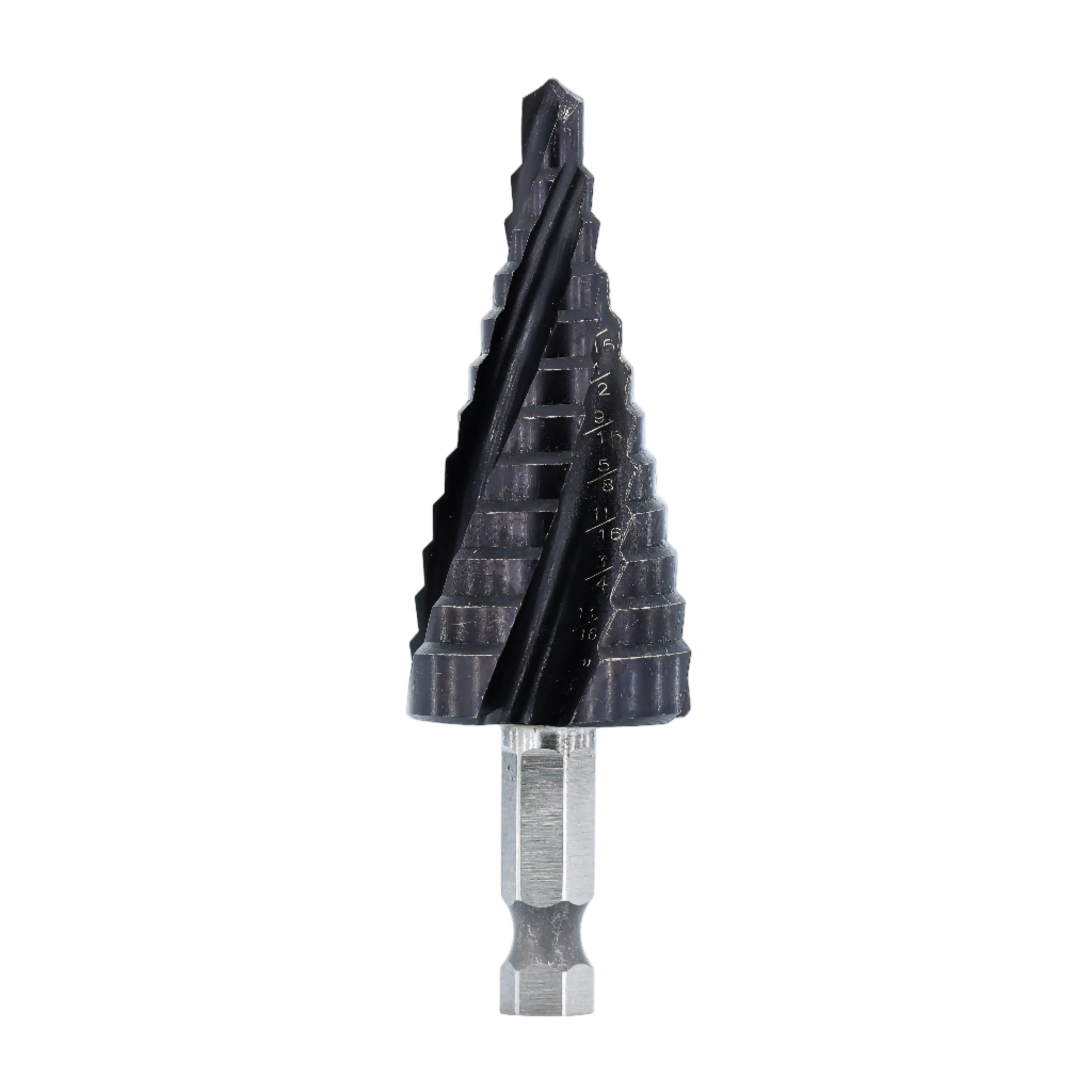 Step Drill Bit - M35 3/16" - 7/8" (TiAlN Coating) Atlas Tools