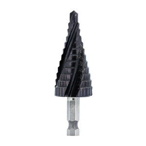 Step Drill Bit - M35 3/16" - 7/8" (TiAlN Coating) Atlas Tools