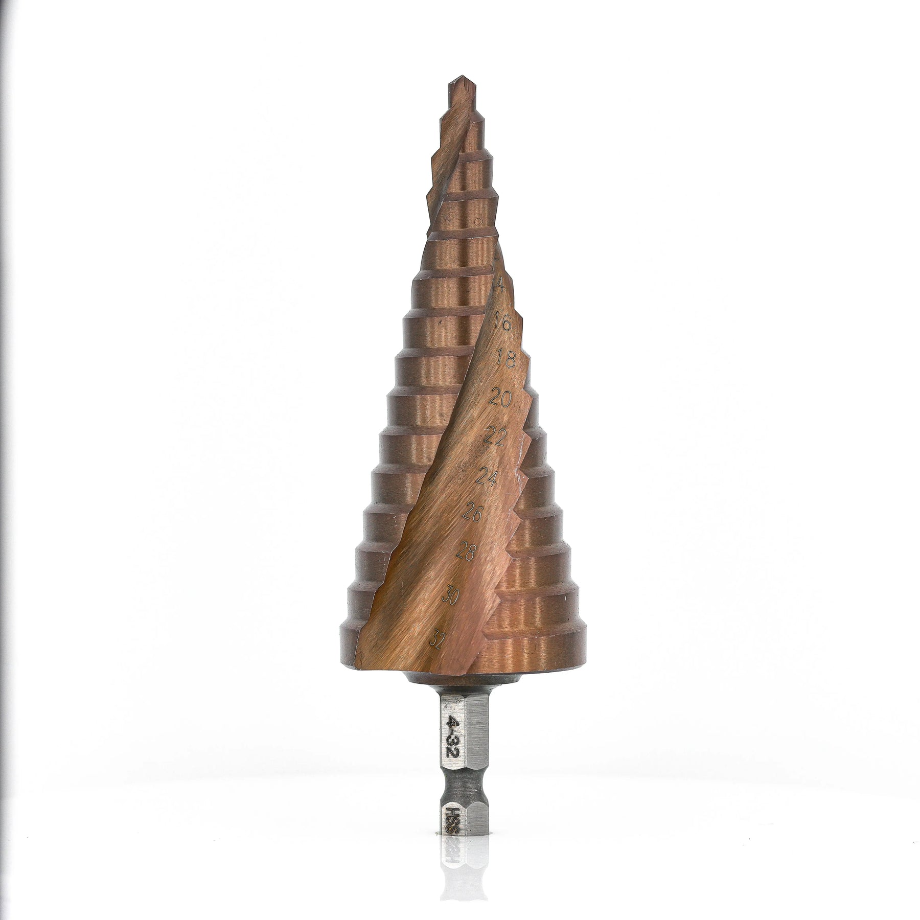 Step Drill Bit - M35 4-32mm (Uncoated) Atlas Tools