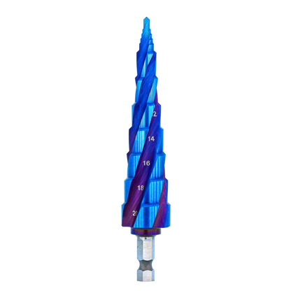 Step Drill Bit - M35 4-20mm ST (Nano Coating) Atlas Tools side view