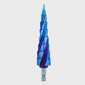 Video of Atlas Tools Step Drill Bit - M35 4-20mm ST (Nano Coating) rotating clockwise shot from the side