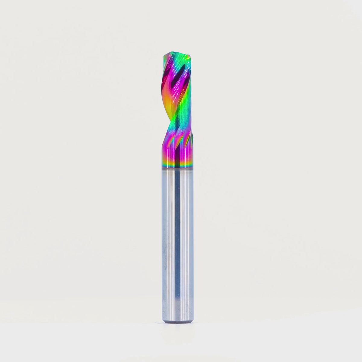 Video of Atlas Tools Up-Spiral Aluminium 6x15 (DLC Coating) Rotating Side Shot Full View