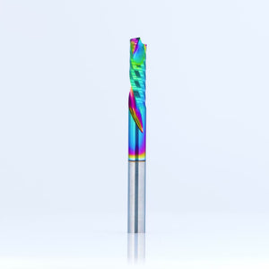 Compression Spiral 1F - 3.175x12 (DLC Coating) ULTRAPACK Atlas Tools - side view rotates video
